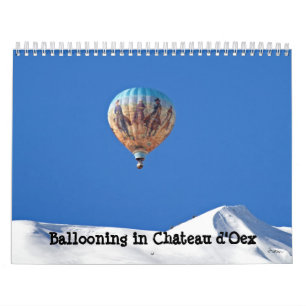 Ballooning in Château d'Oex Kalender