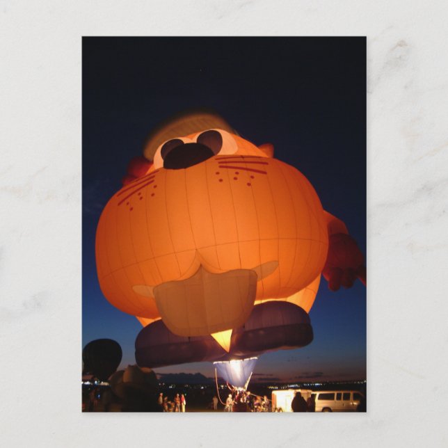 Balloonleuchte Postkarte (Vorderseite)