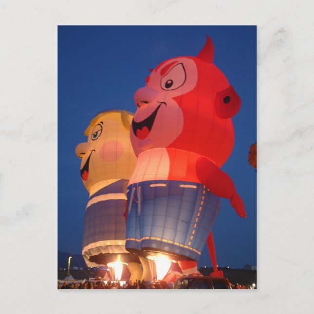Balloonleuchte Postkarte (Vorderseite)