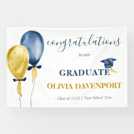 Balloons Abschluss Glückwunschs Banner