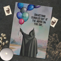 Balloons aus dem Abyss Gothic Happy Geburtstag