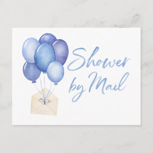 Balloons Babydusche per Mail lange Entfernung Postkarte