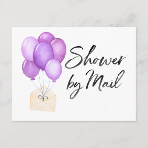 Balloons Babydusche per Mail lange Entfernung Postkarte