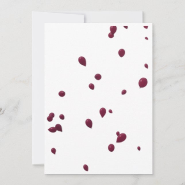 Balloons Einladung (Vorderseite)