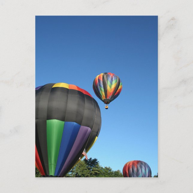 Balloons farbenfrohe Einführung! Postkarte (Vorderseite)