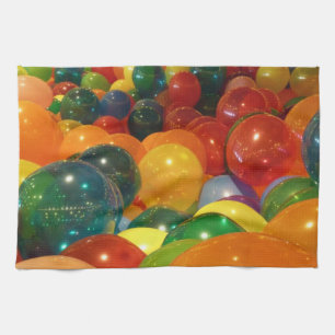 Balloons Farbiges Party Design Geschirrtuch