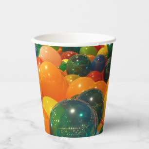 Balloons Farbiges Party Design Pappbecher