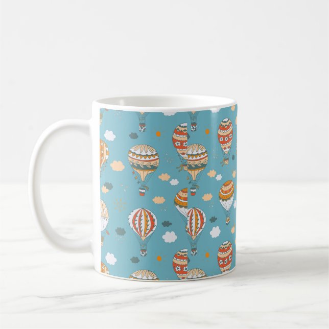 Balloons-Farbmuster Kaffeetasse (Links)