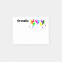 BALLOONS Geburtstag niedliche farbenfrohe Mädchen