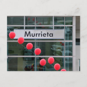 Balloons in Murrieta, CA, Autovermietung Postkarte