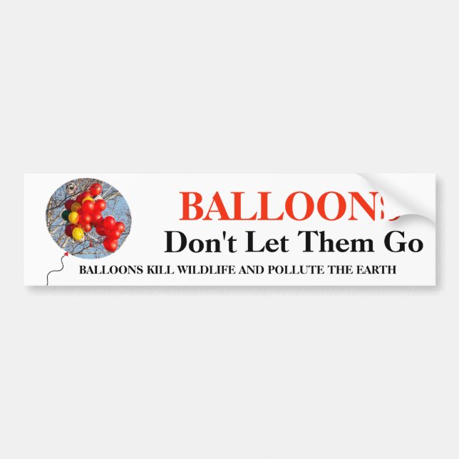 BALLOONS, Lass ihnen nicht hin Autoaufkleber (Vorne)
