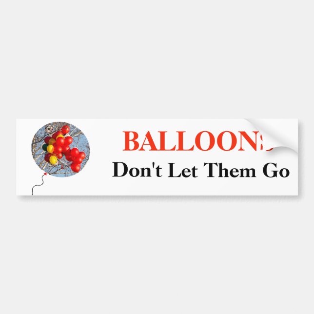 BALLOONS, Lass ihnen nicht hin Autoaufkleber (Vorne)