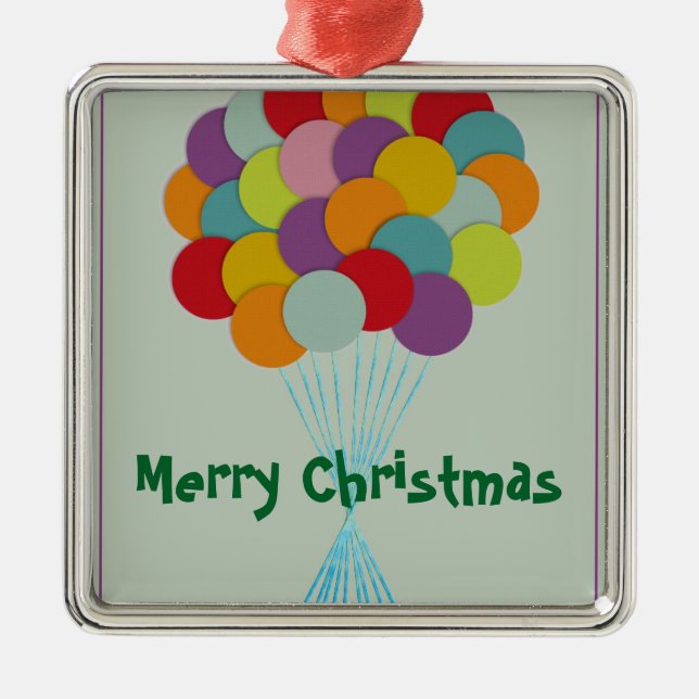Balloons Ornament Aus Metall (Vorne)
