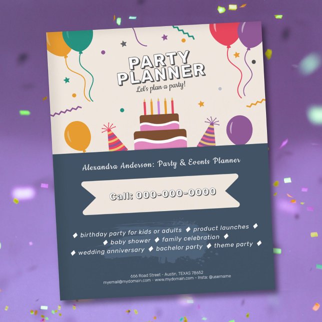 Balloons - Partyplaner Flyer (Balloons - Party Planner Flyer)