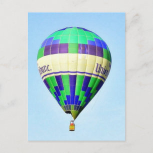 Balloons Sky Moon Postkarte