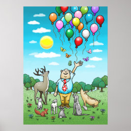 Balloons und Geburtstage, das perfekte Paar! Poste Poster