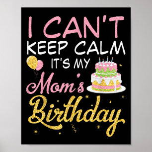 Balloons und Kuchen kann ich nicht Behalten Ruhe. Poster