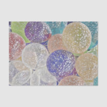 Balloons Vintages Lila Goldweißpastel