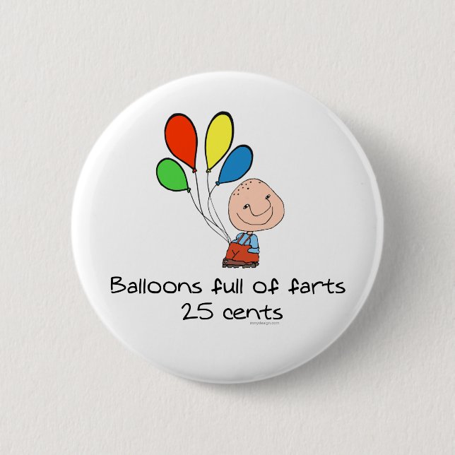 Balloons voller Furzen Button (Vorderseite)