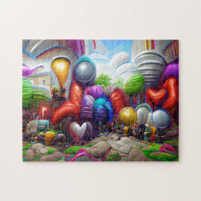 Balloons Willkommen Zuhause Jigsaw Puzzle (Horizontal)