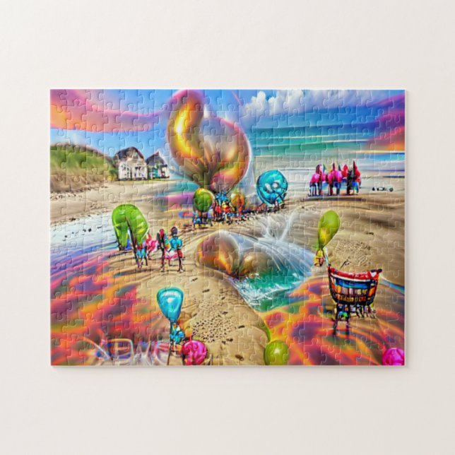 Balloons Willkommen Zuhause Jigsaw Puzzle (Horizontal)