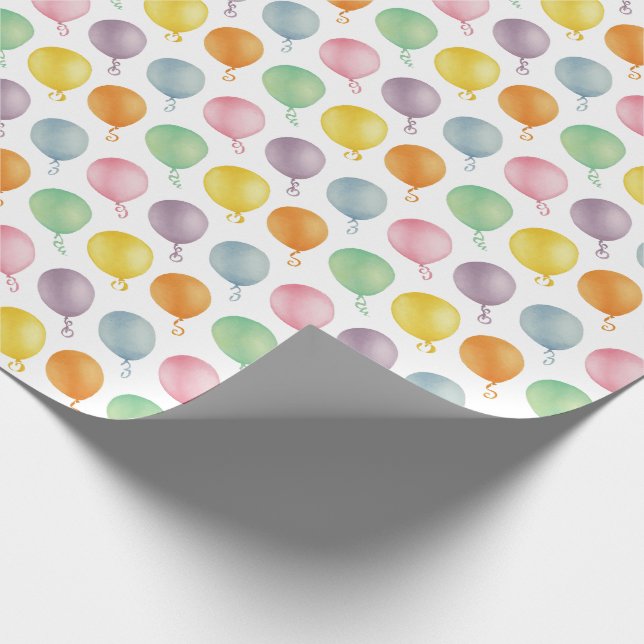 Balloons XL gift wrap Geschenkpapier (Ecke)