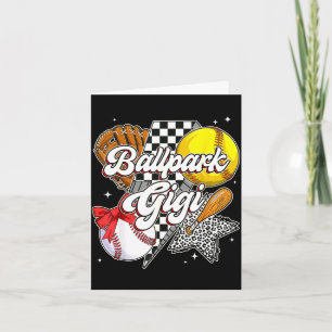 Ballpark Gigi Mutter von Baseball und Softball-Mom Karte