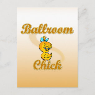 Ballroom Chick Postkarte