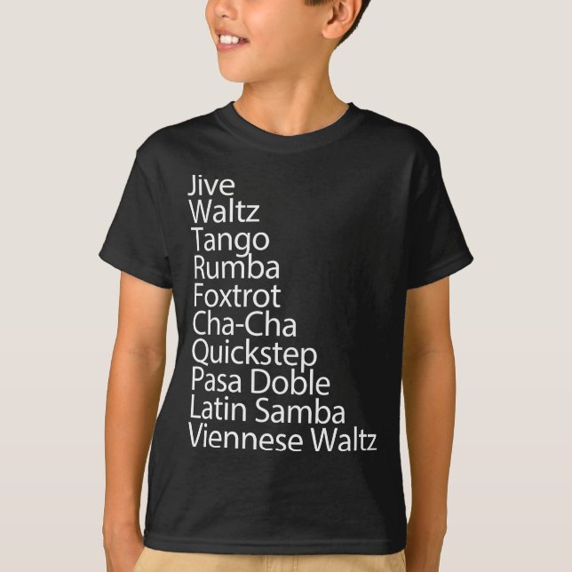 Ballroom Dancer 10 Geschenk für traditionelle Tänz T-Shirt (Vorderseite)
