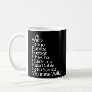 Ballroom Dancer 10 Traditionelle Tänze Kaffeetasse