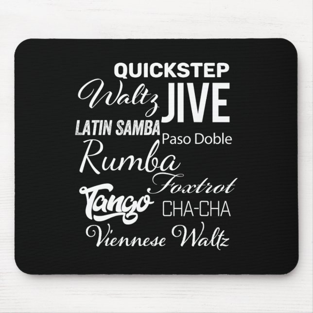 Ballroom Dancer Pun-Geschenk Mousepad (Vorne)