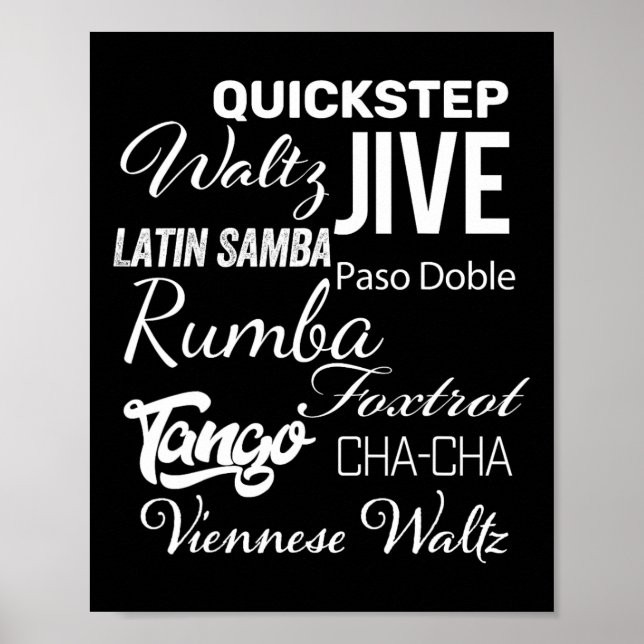 Ballroom Dancer Pun-Geschenk Poster (Vorne)