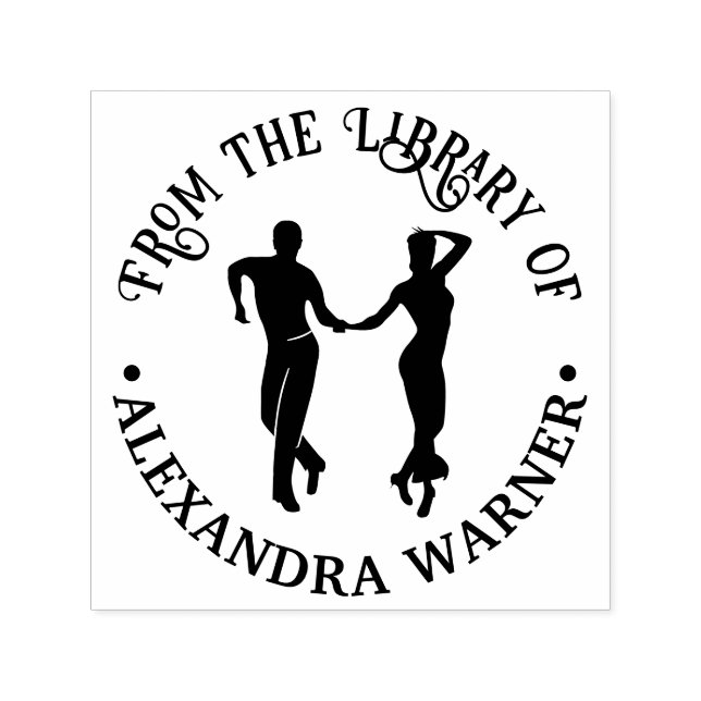 Ballroom Dancers #1 Permastempel (Design)