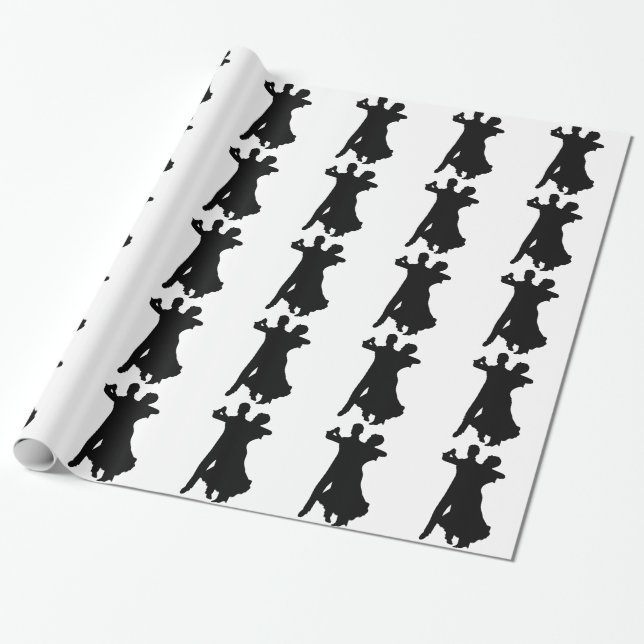 BALLROOM DANCERS GESCHENKPAPIER (Ungerollt)