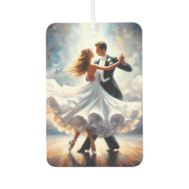 Ballroom Dancing Cotillion Vintag High Mode Autolufterfrischer (Vorderseite)