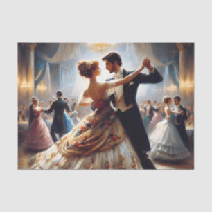 Ballroom Dancing Ephemera Möbeldekoupage Seidenpapier