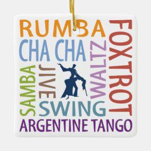 Ballroom Dancing Keramikornament