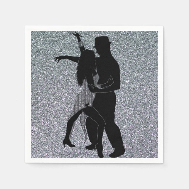 BallRoom Dancing Party Napkins Serviette (Vorderseite)