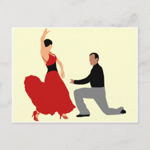 Ballroom Dancing Postkarte