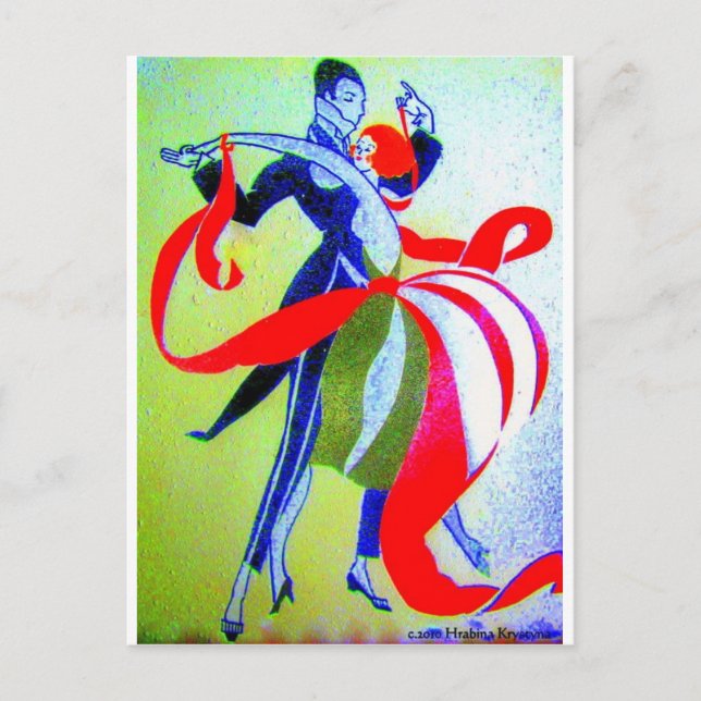 BALLROOM DANCING POSTKARTE (Vorderseite)