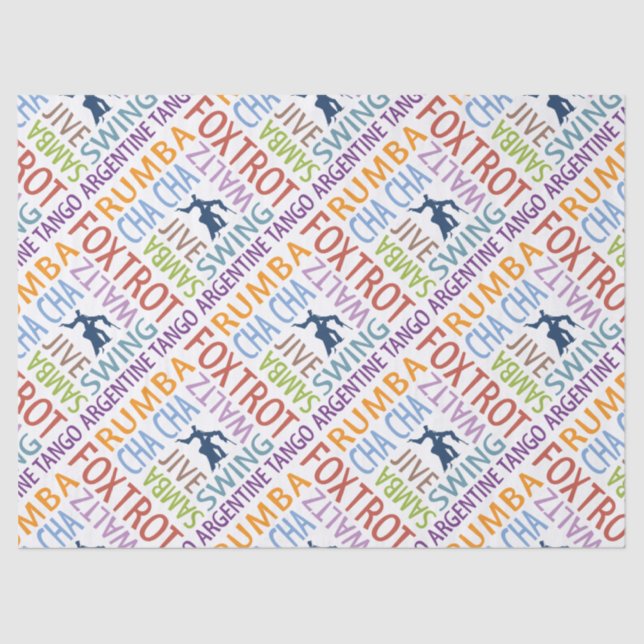 Ballroom Dancing Seidenpapier (Vorderseite)