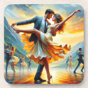 Ballroom Dancing Swing Tanz Musik Tanz Getränkeuntersetzer