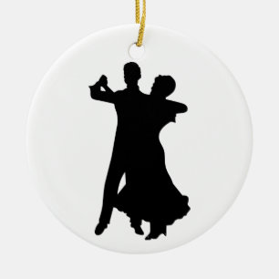 Ballroom-Tänzer Keramik Ornament