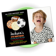 Balls Black Orange Sport Geburtstag mit Foto