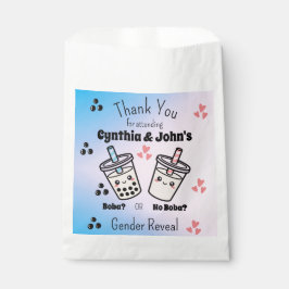 Balls or No Balls Bubble Tea Boba Gender Reveal Geschenktütchen