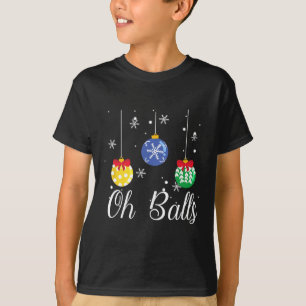 Balls Weihnachtsschmuck Buffalo Karierte Familie P T-Shirt