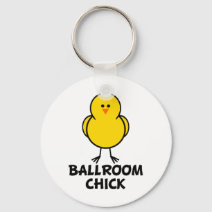 Ballsaal-Küken Schlüsselanhänger