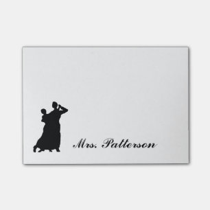 "Ballsaal-Paar-" personalisierte Post-It Klebezettel