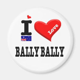 BALLY BALLY - I Liebe Magnet