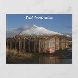 Ballyhoo Mountain Behind Crab Pots Postkarte